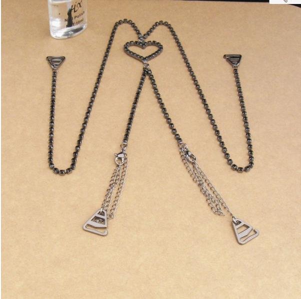 Wholesale/Freeshipping+16 pcs/lot Crystal  Bra Straps,Rhinestone Bra Shoulder Straps,Diamond Bra Straps,HB002