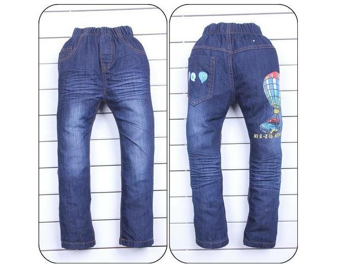 Wholesale Girls Jeans Pants with Balloon Images J_0018