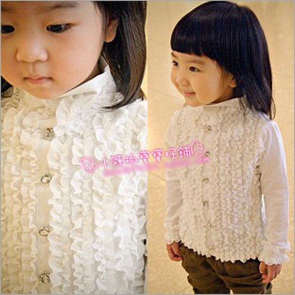 Wholesale girls long sleeve t shirt,turtleneck tops for children autumn/spring clothing,50167
