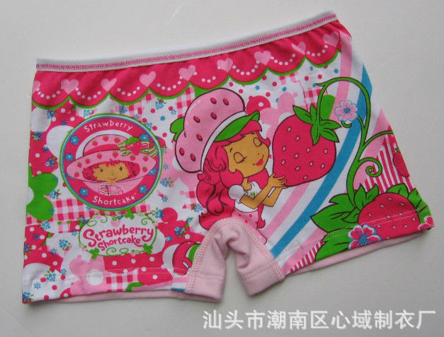 Wholesale girls underwear fashion style fit 4-10yrs childrens boxers 95cotton+ 5Lycra free shipping 109