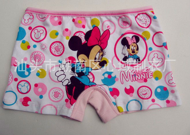 Wholesale girls underwear fashion style fit 5-11yrs childrens boxers 95cotton+ 5Lycra free shipping 107