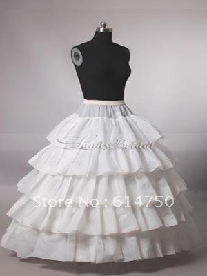 wholesale Gorgeous  Wedding Bridal Underskirt /Petticoats with lace edge