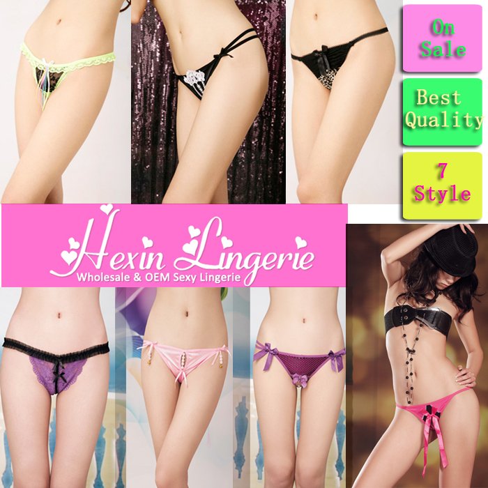WHOLESALE HIGH QUALITY G-String Panties Sexy lingerie temptation for ladies underwear lady's appeal Thong 5pcs/lot
