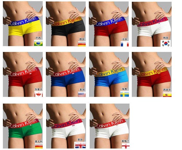 Wholesale High Quality Women's Underwear Boxers Briefs Woman's cotton Boxer Shorts Mix Order 11 color