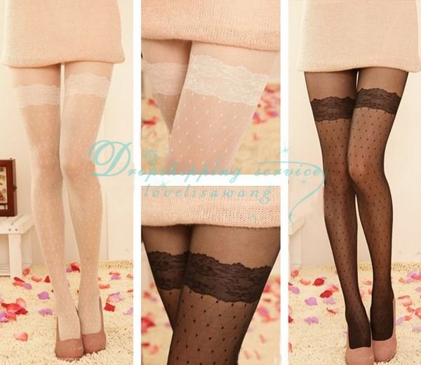 Wholesale Hot Fashion women stockings the princess white pantyhose socks