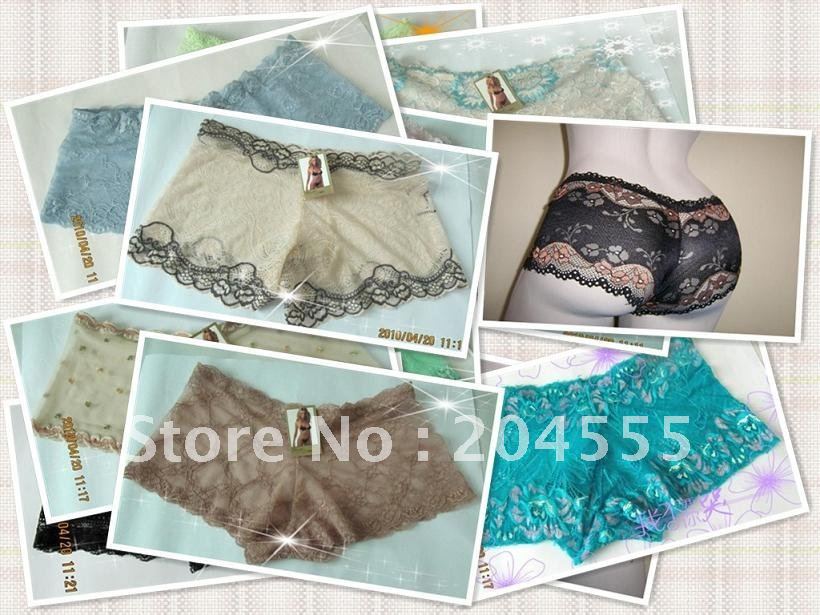 Wholesale - Hot sale Women's Underwear Lace Panties Boxers,sexy brief,600pcs/lot Mixed order Lowest Price