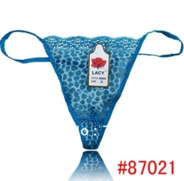 Wholesale lady T-back women lace underwear low waist free size multicolor