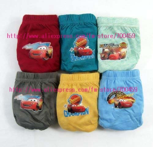 Wholesale - Lots of 120pcs Multicolor Multiple patterns Children's boy Cotton Underwear Panties