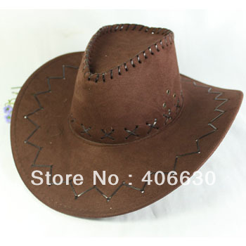 Wholesale Mens Cowboy Hat / Multi-Color Hard Cowboy Cap 12pcs/lot free shipping