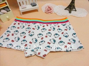 Wholesale, mixed batch Ribenyuandan cute cartoon cat cotton underwear, women's four shorts