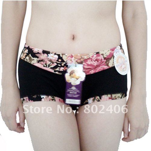 wholesale new 10 pcs women's sexy lace very soft bamboo fiber underwears panties  -free shipping- M