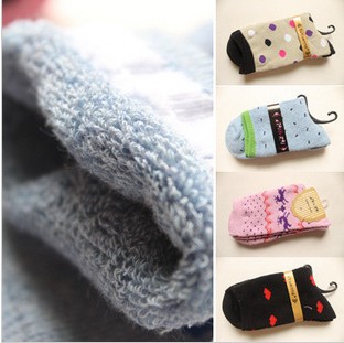 Wholesale New arrive Free shipping High quality super cute thicking lady socks  women winter socks soft warm socks 20pairs/lots