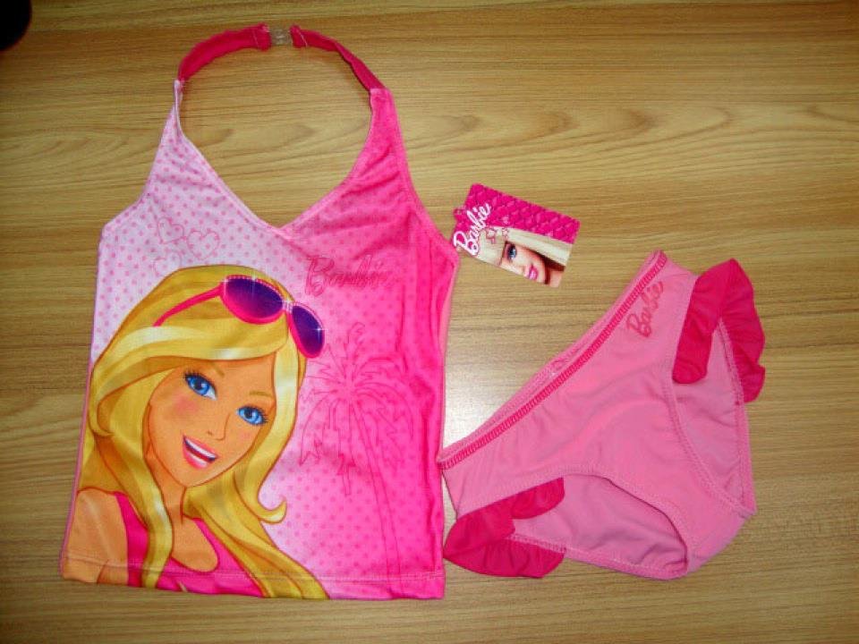 Wholesale-New Design girl swimwear 2pcs in one 4sizes 6sets/lot