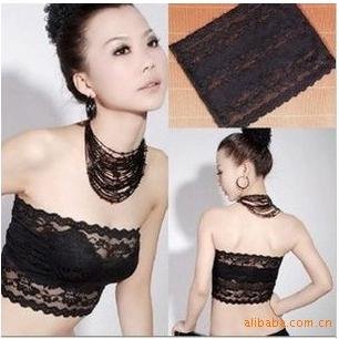 wholesale New sexy lace wrapped chest vest,white,black color chest wrap for ladies, 10 pcs/lot,free shipping