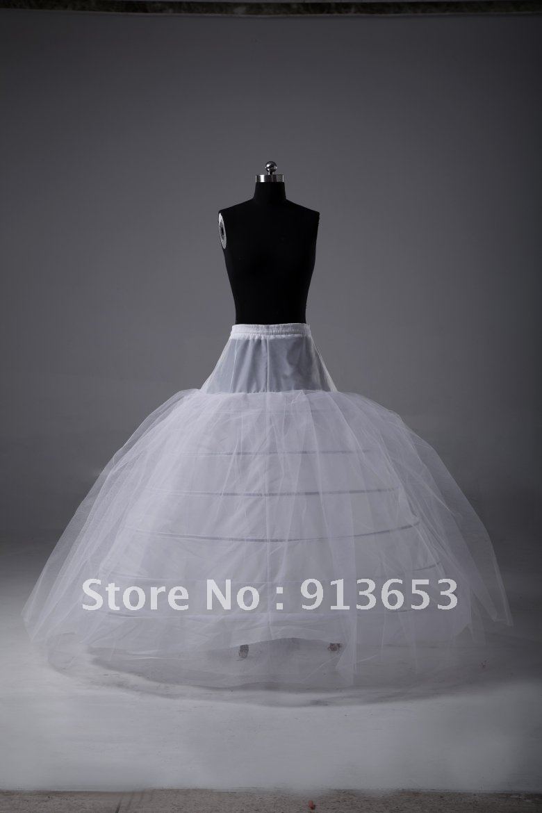 Wholesale - Newest Gorgeous 6-HOOP Bridal Accessories BRIDAL WEDDING PETTICOAT crinoline Hot Sale!!!
