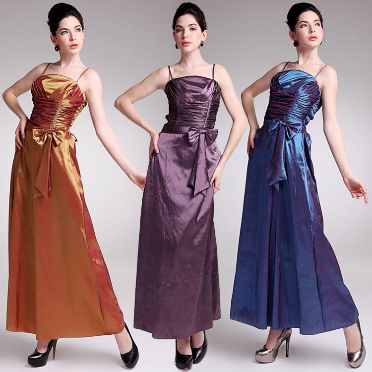 Wholesale Only 2 Pcs/Lot New Arrival Hot! Pleated Bow  Long Evening Dress, evening gowns, Dresse 2012, Free Shipping LM3310ES