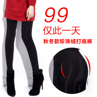 wholesale Pantyhose thick thickening basic boot cut jeans socks women's autumn and winter warm pants pearl goatswool legs socks