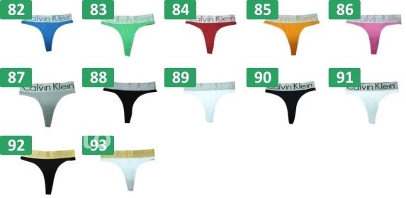 Wholesale perfect female models underwear 10pcs