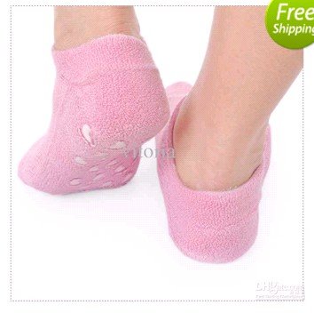 Wholesale - Perlier Melograno Spa Moisturizing Gel Booties Socks Gel Glove Foot Mask V1865