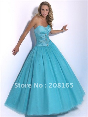 Wholesale Personalized custom Strapless neckline Organza Sexy Quinceanera Dresses all color and free size #414