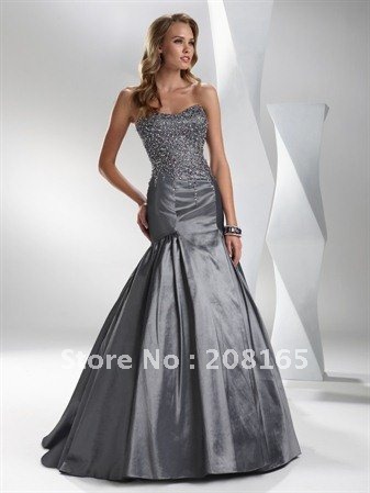 Wholesale popular Sweetheart neckline Taffeta Quinceanera Dresses all color and free size #297