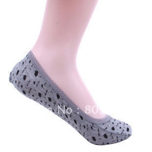 wholesale/retail, 2515 comfortable stretch cotton print lace invisible sock slippers floor socks ,free shipping