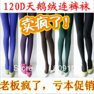 wholesale/retail, free shipping Autumn and winter velvet pantyhose thickening stockings candy socks stockings