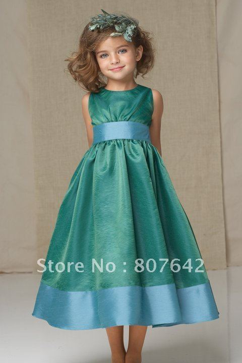 wholesale & retail hot sell 2013 new style Pageant full size children dress flower girl dress Sky877