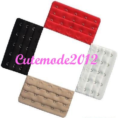 Wholesale retail Ladies 5 Hooks Bra Strap Extender Hook Clip perfect Nude ADJUSTABLE BELT Buckle Multi Color Available BN1325