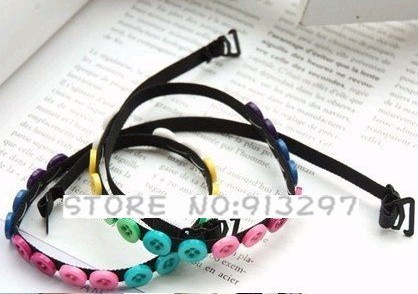 wholesale retail Ladies Fashion Button Sexy Style ADJUSTABLE BRA BELT SHOULDER STRAP