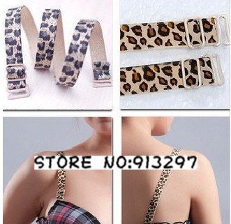 wholesale retail Ladies fashion Leopard gray Sexy Style ADJUSTABLE BRA BELT SHOULDER STRAP