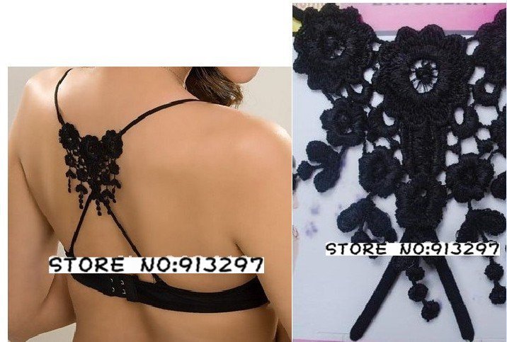 wholesale retail Ladies fashion three flower+tassels Sexy Style ADJUSTABLE BRA BELT SHOULDER STRAP multi color available