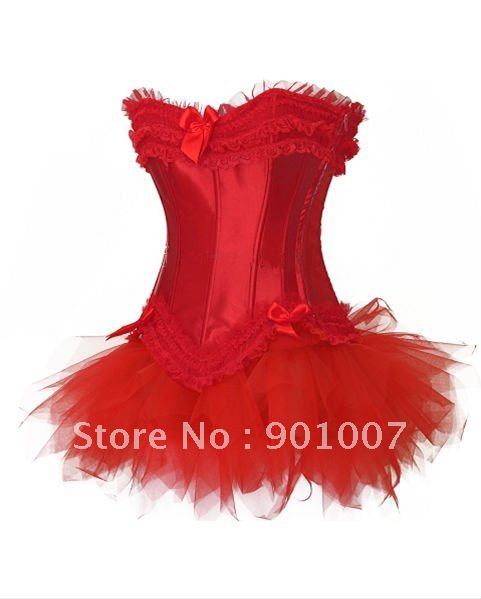 Wholesale&Retail New arrival Red sexy corset body shaper corsets and bustiers slim lift G String 070r+freeshipping