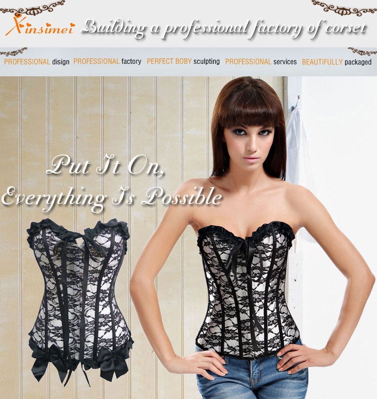 Wholesale/ Retail Sexy Lace Slim And Lift Body Shaper +G-string For Women