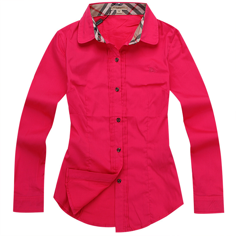 Wholesale/Retail Women Fashion Top Brand Long Sleeve Carrer Shirts/Designer Bur Office Casual Tops/Blouse Bur7523Plus size M-XXL