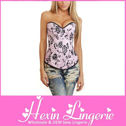 Wholesale Sexy Lady Floral Gothic Corset 2012 New LB4083 + Cheap Price + Factory Dropship + Freeshipping
