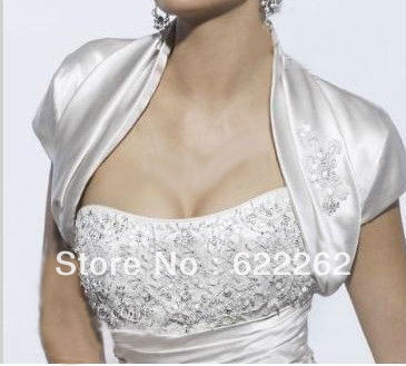 Wholesale - Short Sleeves Bolero Jacket for Wedding dresses Bridal Gown Evening Dress Size Custom Cheap