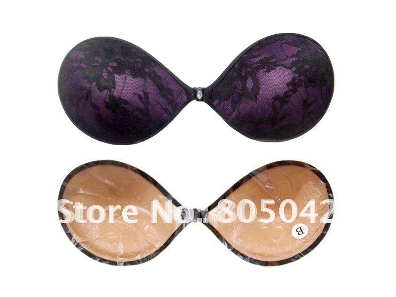 wholesale--silicone free bra invisible bra with fashion design 20pcs/lot + free shipping