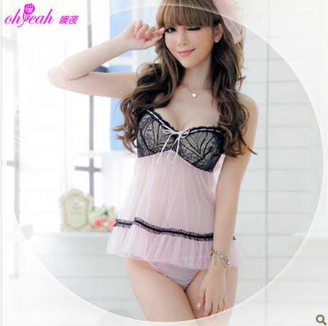 wholesale sleeveless sexy night wear for women charming sleeping wear laides lingerie free shipping ohyeah25