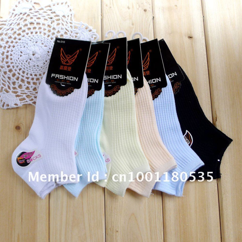Wholesale Socks Women Cotton socks Sports Caasual  Knitted Stocking Thin Section Lady's socks  5pcs/lot