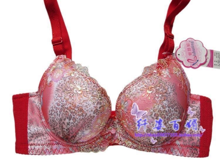 Wholesale Special spike 13.9 breast underwear gather cotton ornaments bra adjustable bra thin section