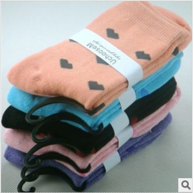 wholesale Thickening of cotton love lady terry socks Lamao socks  9011-1