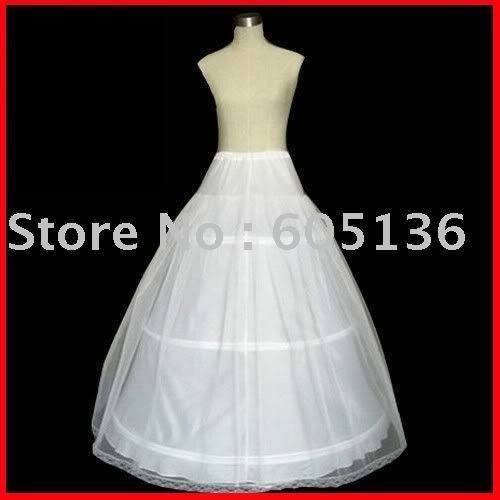 Wholesale - white 2 Layer 3 hoop Wedding Dress Petticoat Underskirt bridal Adjustable Crinoline Petticoats bridal Accessories