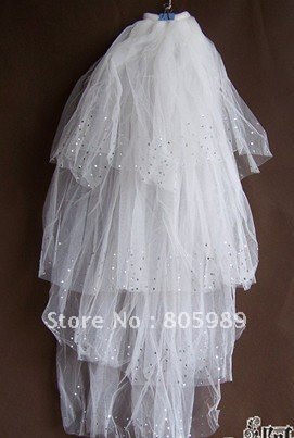 Wholesale -  White &ivory  WEDDING Bridal veils  GJ-0024