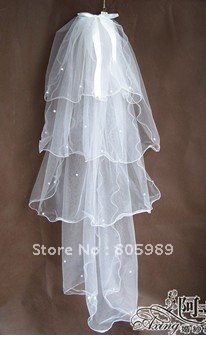 Wholesale -  White &ivory  WEDDING Bridal veils  GJ-0026