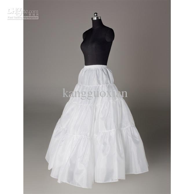Wholesale - - white mermaid bridal gowns petticoat/slip/gown underskirts full wedding dresses petticoa