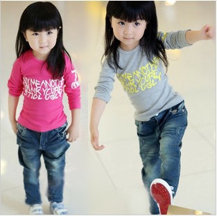 Wholesale Winter thicken children casual hoodies baby wear 3-7yrs Free Shipping
