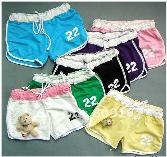 Wholesale - Woman Home casual beach pants /Cotton Hot pants shorts the sports pant Swimming trunks