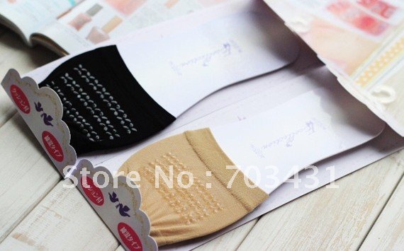 Wholesale women's insole,lady's sexy spongy cushion stealth ankle socks,hight-heel half sole bath mat,free shipping,ID:A160