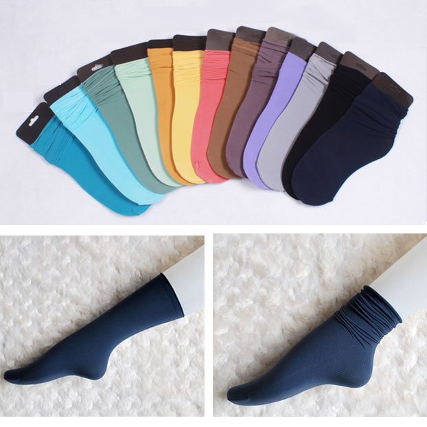 Wholesale Women's Socks, Accumulated Sock,  new fashion, Thin , many colors  ladies' socks